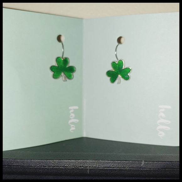 Hallmark Jewelry - Vintage Hallmark Shamrock Earrings, Marked